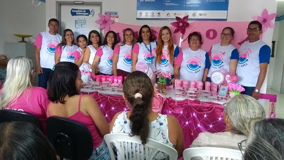 PSF III da Vila Cabral em Juarez Távora realiza manhã de palestras sobre o Outubro Rosa.
