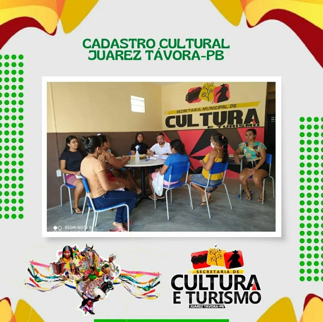 Cadastro Municipal de Cultura continuará sendo realizado no mês de agosto