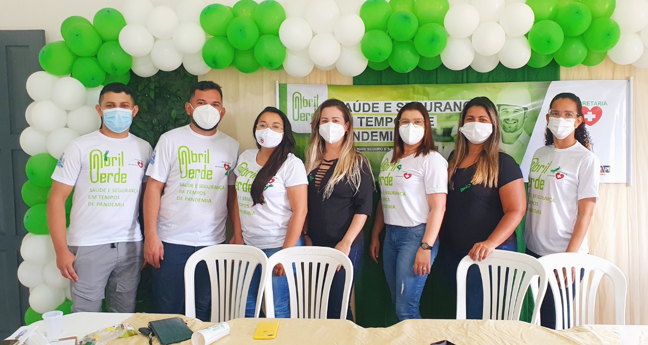 Secretaria de saúde realiza palestra sobre o Abril Verde com tema: Saúde e Segurança em tempos de pandemia.