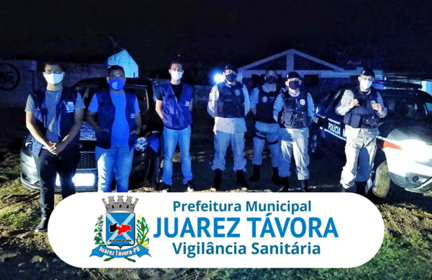 A equipe de Vigilância Sanitária do município de Juarez Távora realiza fiscalizações na Zona Rural do município.