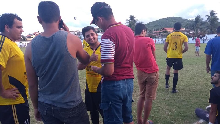 Vice-prefeito Aléx Martins participa da estréia da equipe do Juventus no Campeonato Municipal de Futebol de Campo de Juarez Távora.