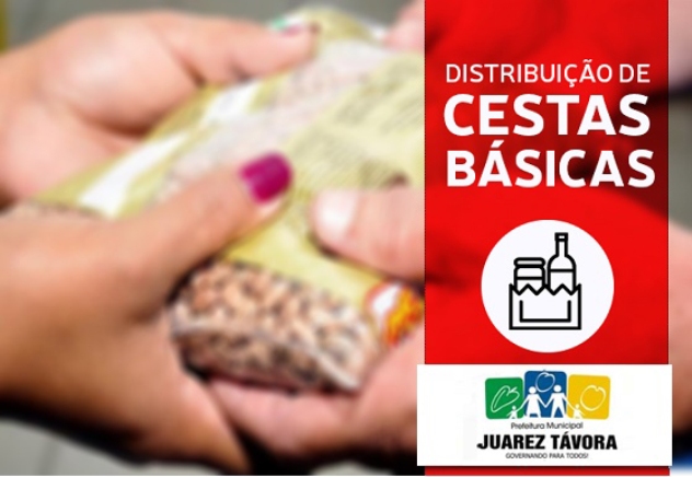 Prefeitura Municipal de Juarez Távora realiza cadastro para distribuição de cestas básicas na Semana Santa