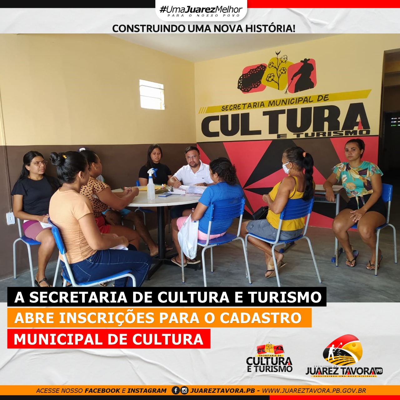 Juarez Távora: Secretaria de Cultura e Turismo abre inscrições para o Cadastro Municipal de Cultura