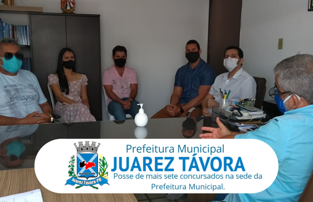 Prefeitura Municipal de Juarez Távora empossa novos funcionários nas áreas da Saúde e Infraestrutura.