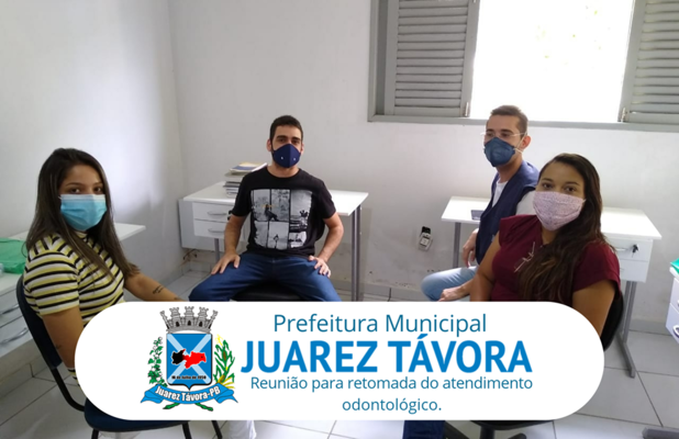 Secretaria Municipal Saúde de Juarez Távora realiza reunião com profissionais da saúde visando reinício de atendimentos odontológicos no município.