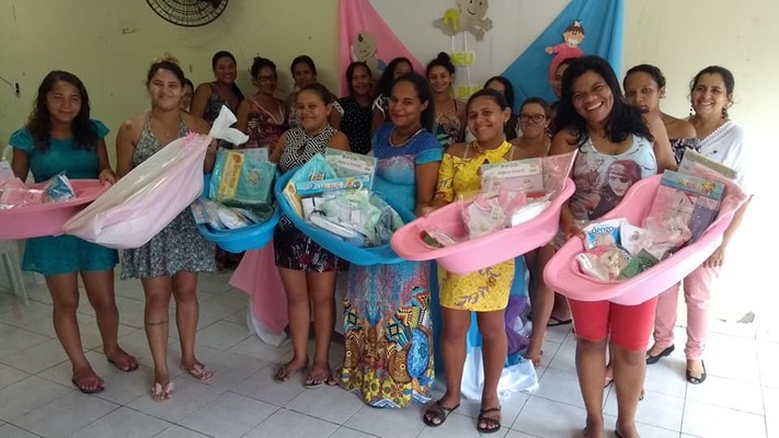 Secretaria de Assistência Social de Juarez Távora realiza entrega de kits enxovais para gestantes.