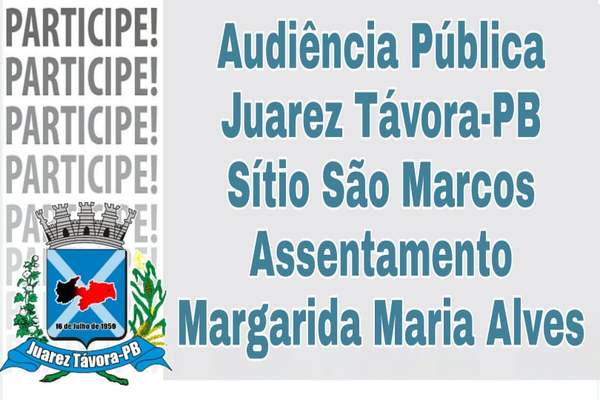 Audiência Pública no Assentamento Margarida Maria Alves.