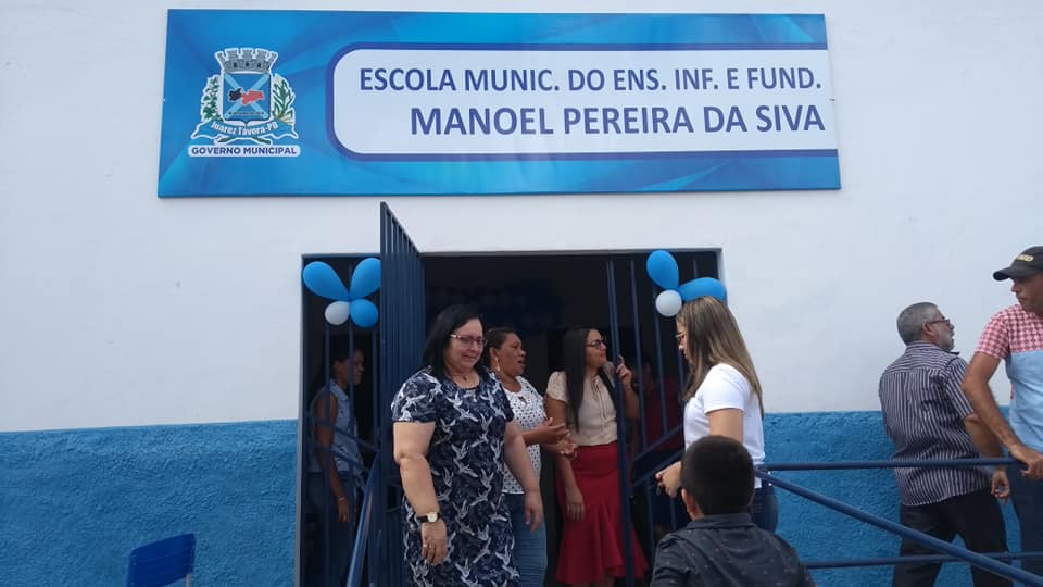 A Prefeita Ana de Nal faz história em Juarez Távora e entrega a Escola Municipal Manoel Pereira da Silva totalmente reformada na zona rural do município.