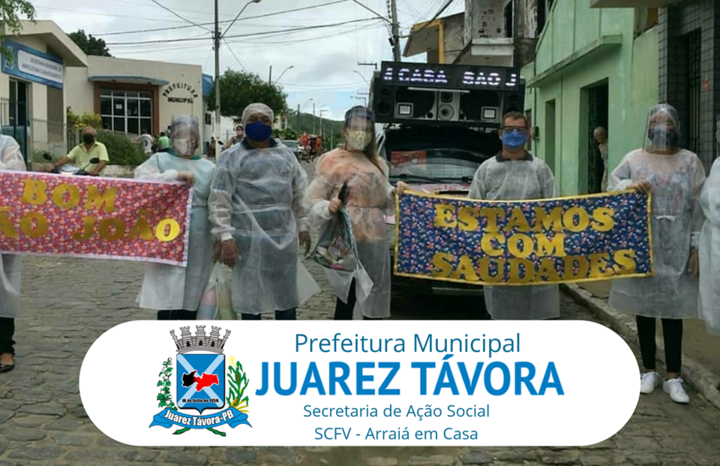 A Secretaria de Assistência Social de Juarez Távora promove o "Arraiá em Casa" para o grupo de idosos do SCFV (Serviço de Convivência e Fortalecimento de Vínculo).