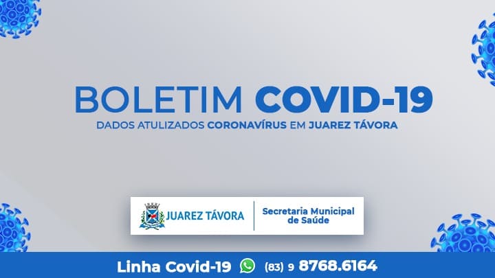 A Prefeitura Municipal de Juarez Távora através da Secretaria Municipal de Saúde, comunica o registro no dia de hoje, 30/06/2020, mais Dezesseis casos confirmados da COVID-19.