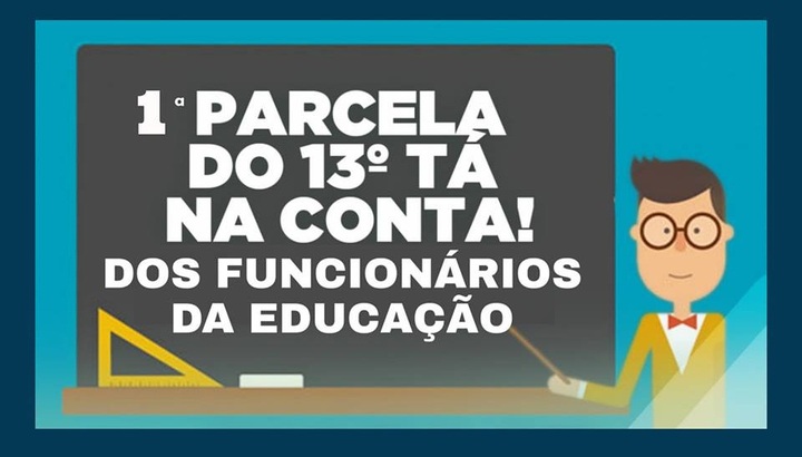 Prefeitura Municipal de Juarez Távora disponibiliza o pagamento da primeira parcela do 13° aos funcionários da Educação.