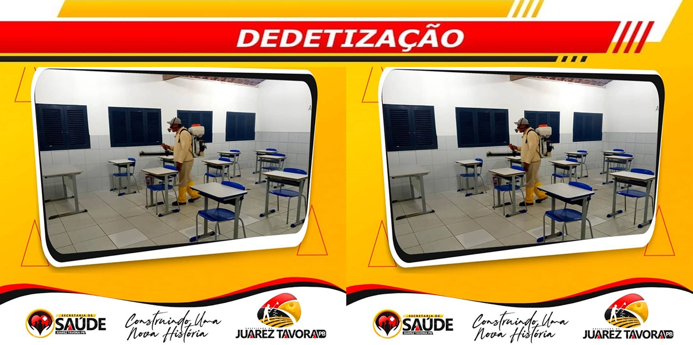 DEDETIZAÇÃO NAS ESCOLAS