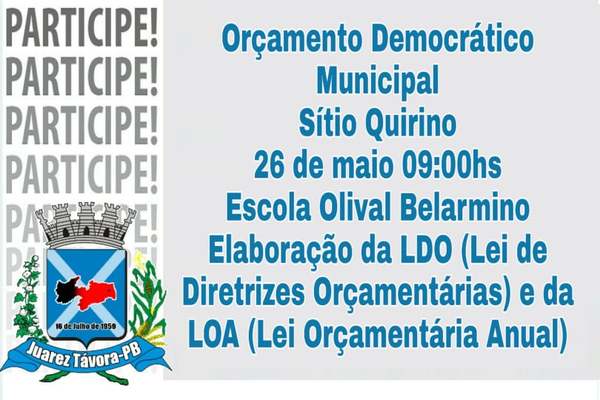 Orçamento Democrático Municipal 