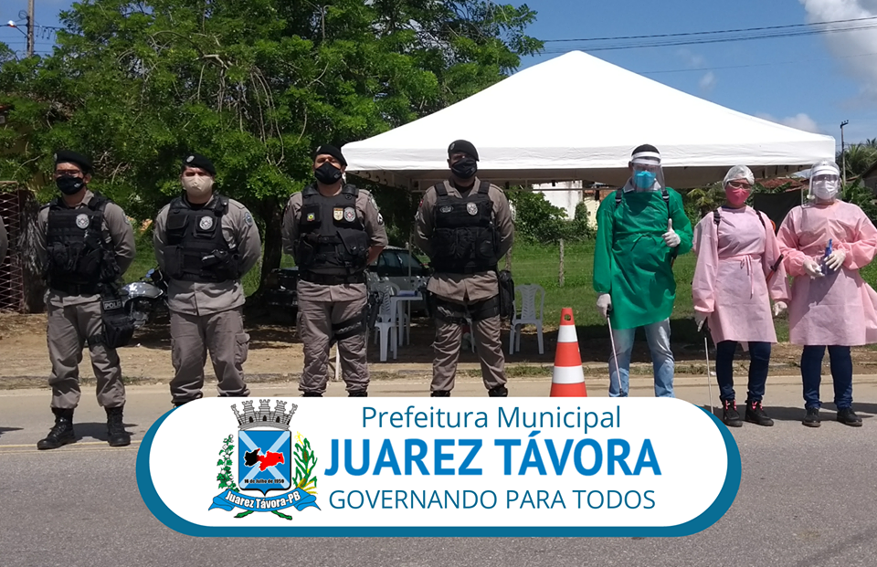 Coronel Gilberto, Comandante do 4° BPM realiza ações de apoio em Barreiras Sanitárias no município de Juarez Távora.