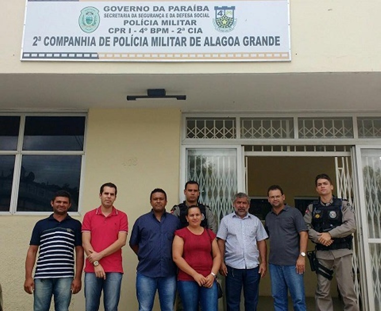 Reunião na 2ª companhia de Policia Militar de Alagoa Grande