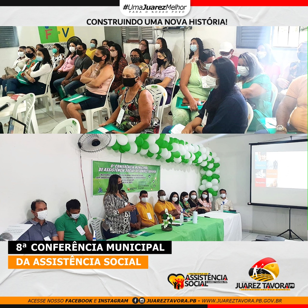 Conselho Municipal de Assistência Social de Juarez Távora promove conferência nesta segunda-feira (30)