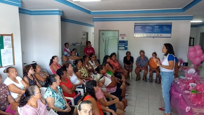 UBSs de Juarez Távora realizam palestras para mulheres sobre o Outubro Rosa seguindo o planejamento da Secretaria Municipal de Saúde.