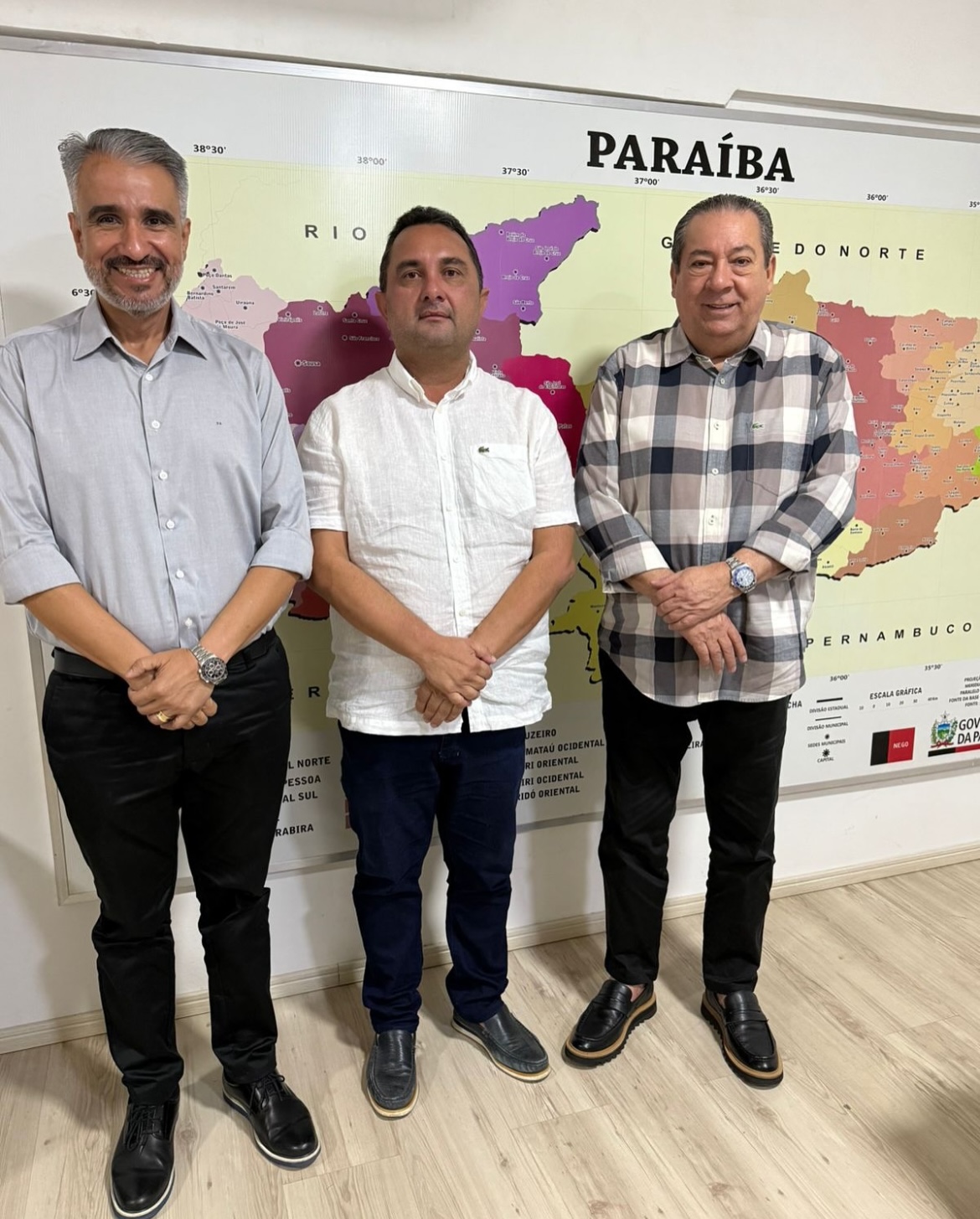 Prefeito de Juarez Távora participa de audiência com Chefe de Gabinete do Estado